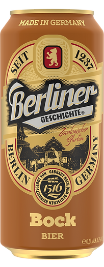 Berliner Geschichte Bock — 0.5 litres, can