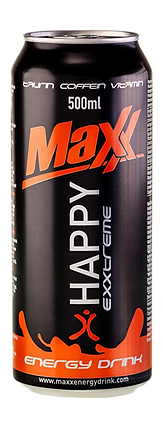 Maxx HAPPY energy drink 0,5L can