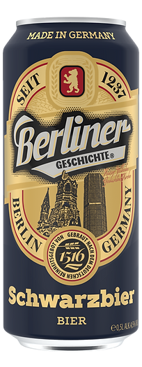Berliner Geschichte Schwarzbier — 0.5 litres, can