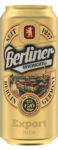 Berliner Geschichte Export — 0.5 litres, can