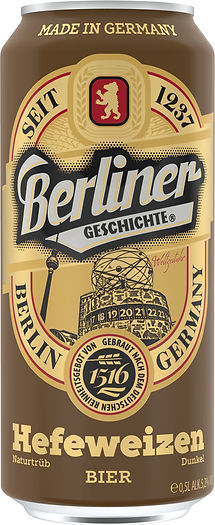 Berliner Geschichte Hefeweizen dunkel — 0.5 litres, can