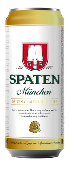 Spaten München — 0.5 litres, can