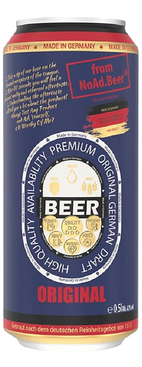 NoAd.Beer Original — 0.5 litres, can