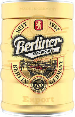 5L Berliner Geschichte Export — 5 litres, mini-keg