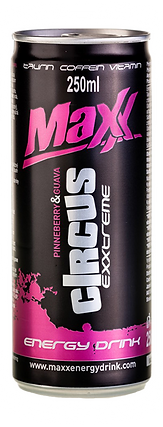 Maxx CIRCUS energy drink 0,25L can